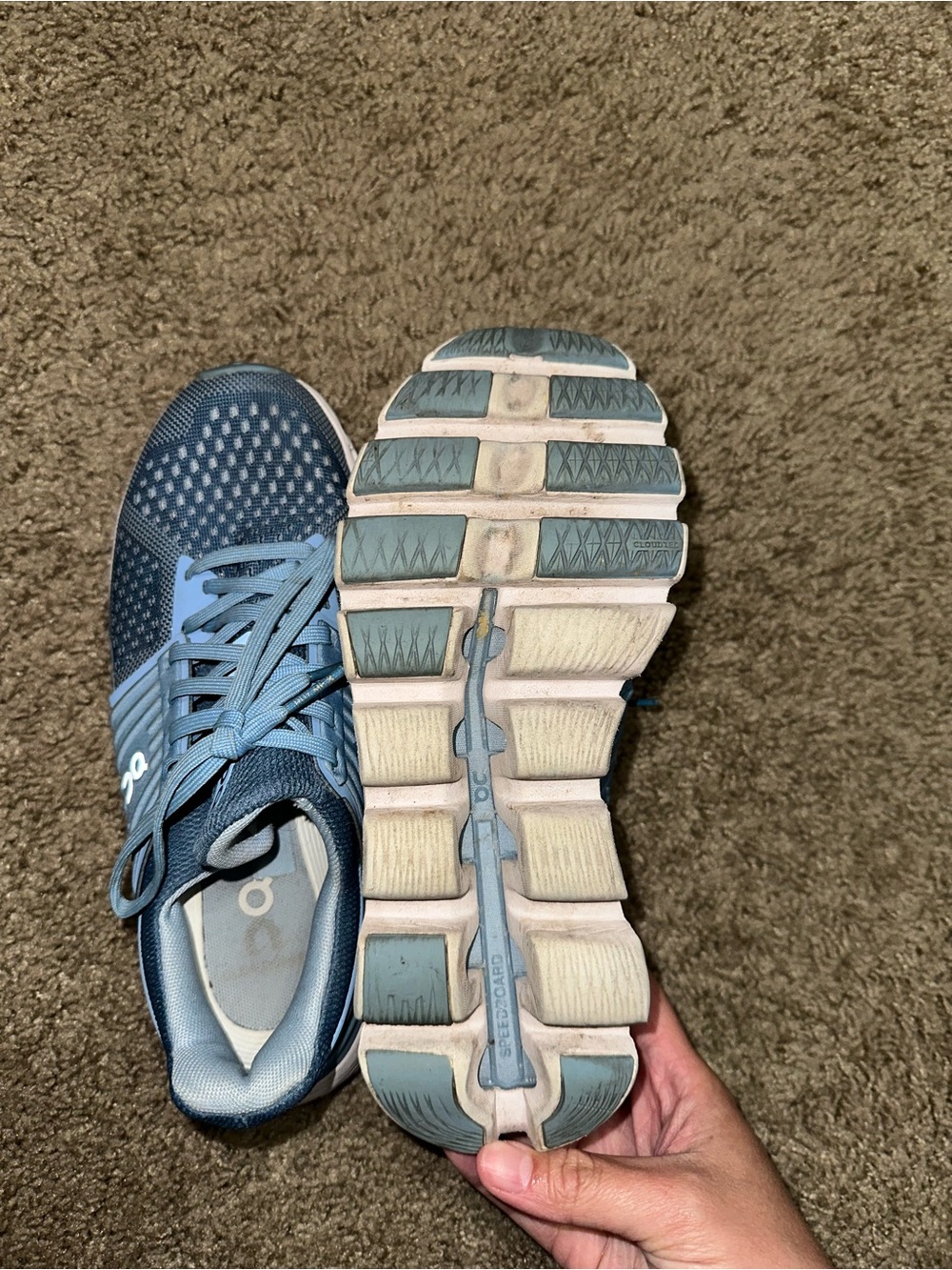 On Cloud Cloudswift Women’s 6.5 Lake Sky Blue Colorway - Picture 4 of 5
